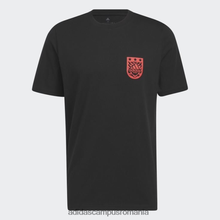 adidas campus romania tricou negru xpress cu mânecă scurtă bărbați negru J266N25651