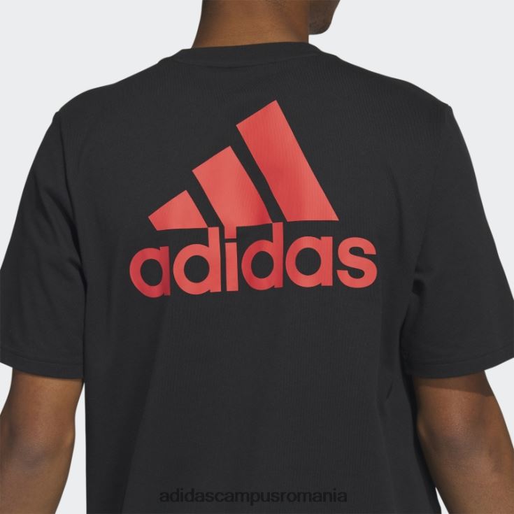 adidas campus romania tricou negru xpress cu mânecă scurtă bărbați negru J266N25651