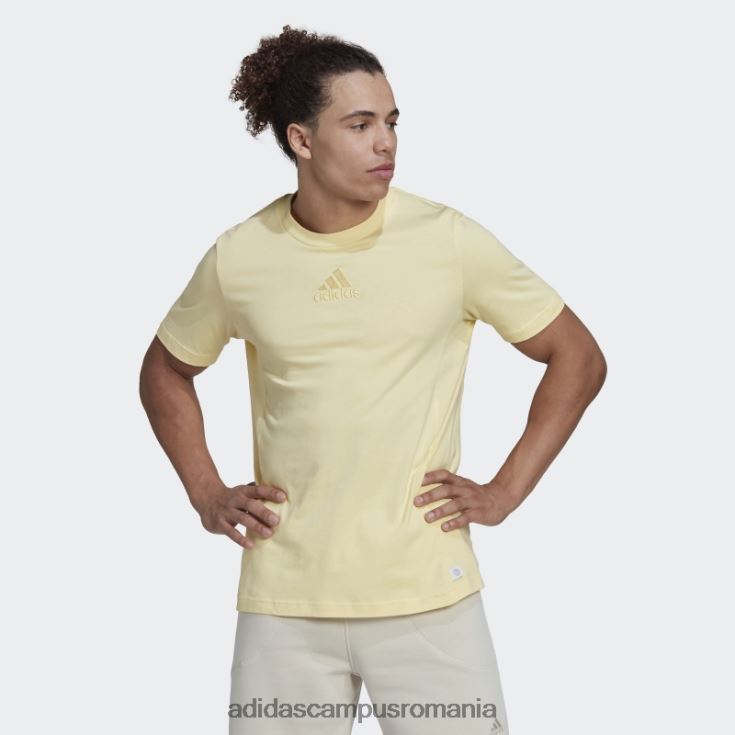 adidas campus romania tricou studio lounge galben bărbați galben J266N25456