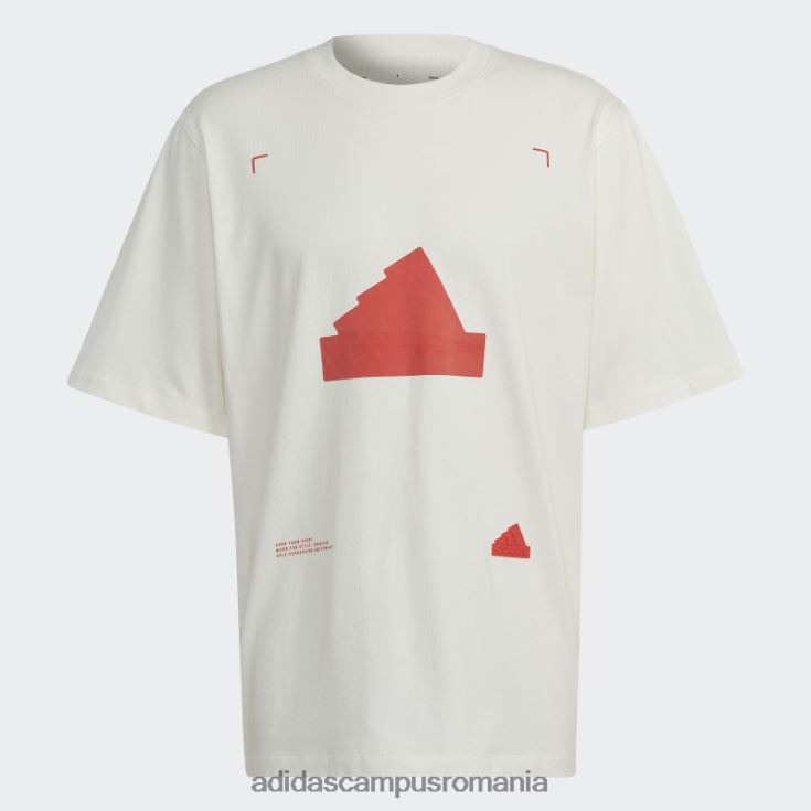 adidas campus romania tricou supradimensionat fashion alb bărbați alb J266N27086