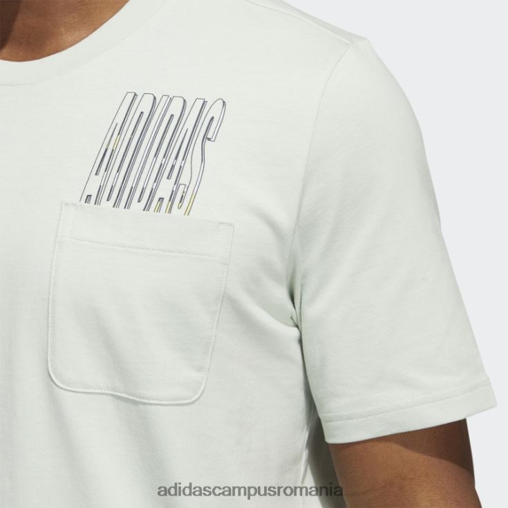 adidas campus romania tricou verde dinamic sport cu buzunar grafic bărbați verde J266N25255