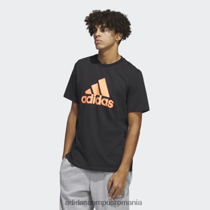 adidas campus romania umplutură cu pix cu logo negru - tricou grafic adidas bărbați negru J266N2891