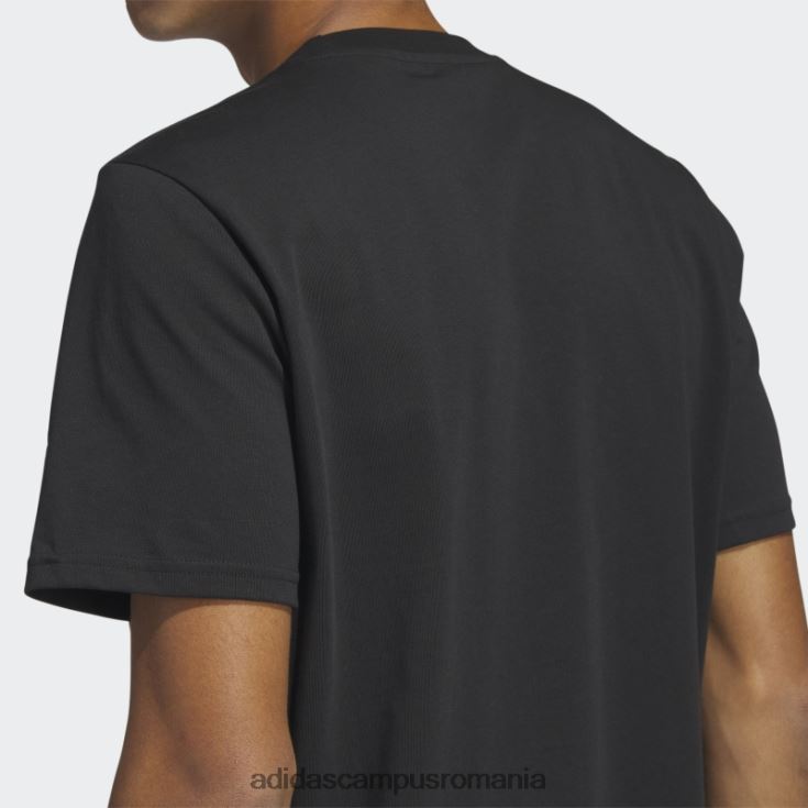 adidas campus romania umplutură cu pix cu logo negru - tricou grafic adidas bărbați negru J266N2891