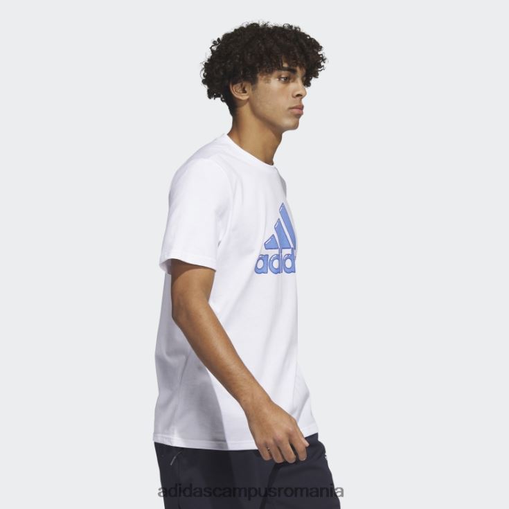 adidas campus romania umplutură stilou cu logo alb - tricou grafic adidas bărbați alb J266N25595