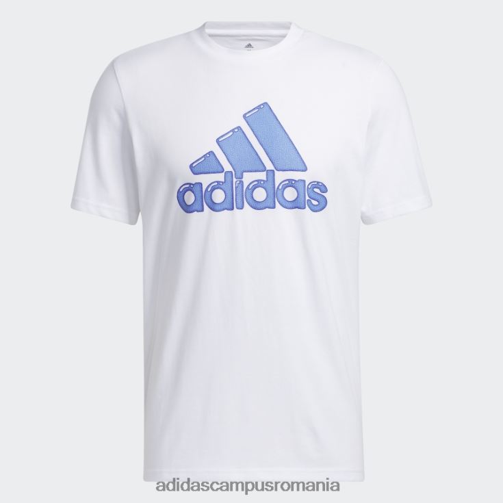 adidas campus romania umplutură stilou cu logo alb - tricou grafic adidas bărbați alb J266N25595