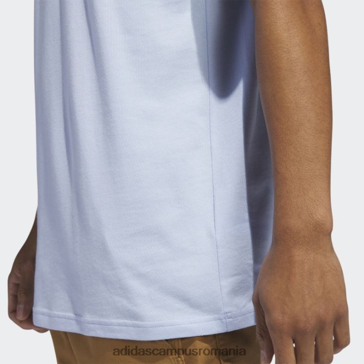 adidas campus romania umplutură stilou cu logo - tricou grafic sportswear albastru alba adidas bărbați zori albastre J266N25052