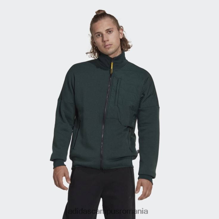 adidas campus romania verde 4cmte track top bărbați verde/măslin J266N27151