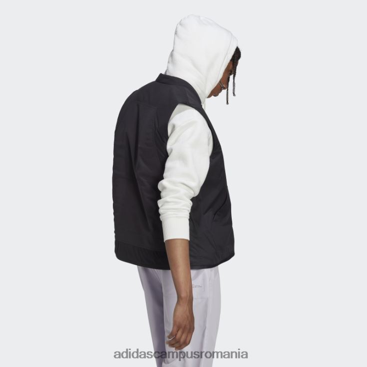 adidas campus romania vestă puf neagră elegantă bărbați negru J266N27187