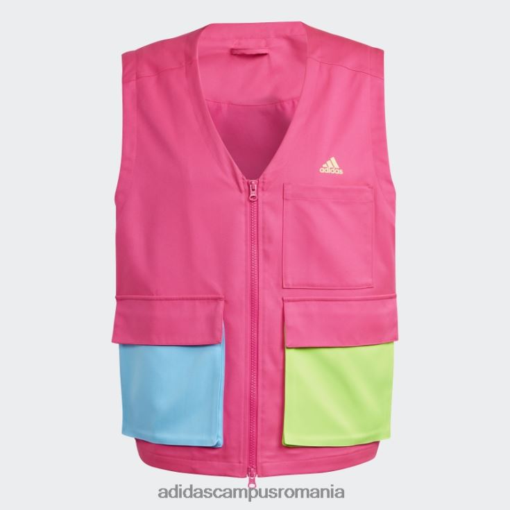adidas campus romania vesta utilitare kidcore roz soc fierbinte bărbați roz șoc J266N25139