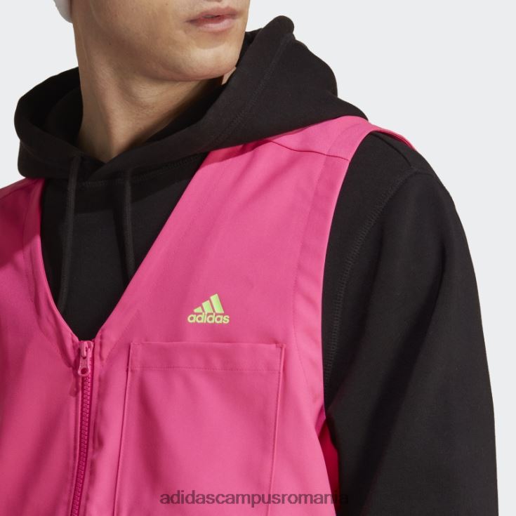 adidas campus romania vesta utilitare kidcore roz soc fierbinte bărbați roz șoc J266N25139