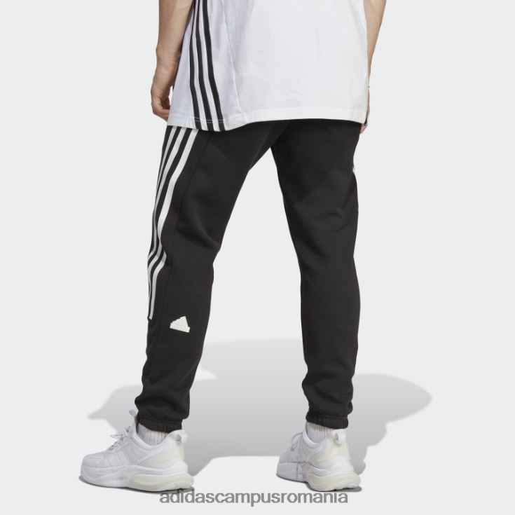 adidas campus romania viitor iconi pantaloni 3 dungi alb bărbați alb negru J266N2871