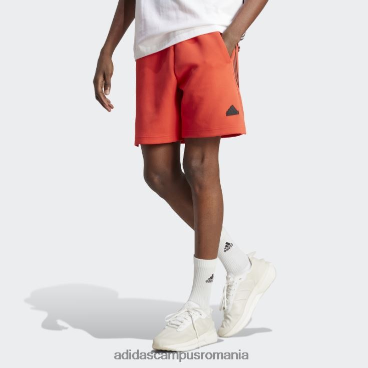 adidas campus romania viitor iconi pantaloni scurți 3 dungi roșii bărbați roșu J266N25372