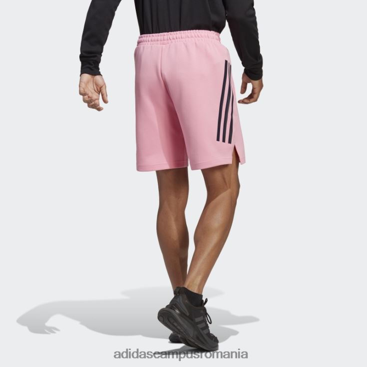 adidas campus romania viitor iconi pantaloni scurți 3 dungi roz bărbați roz J266N25342