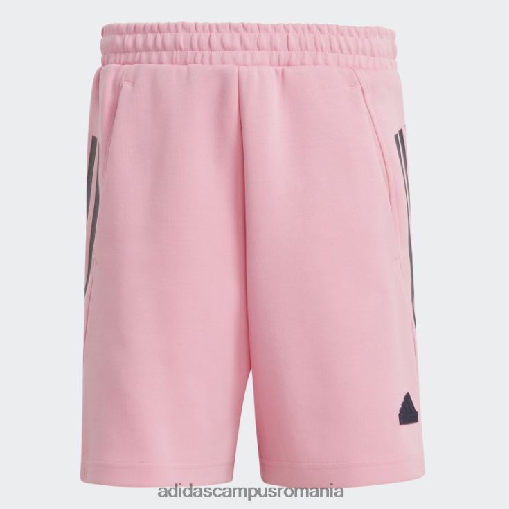 adidas campus romania viitor iconi pantaloni scurți 3 dungi roz bărbați roz J266N25342