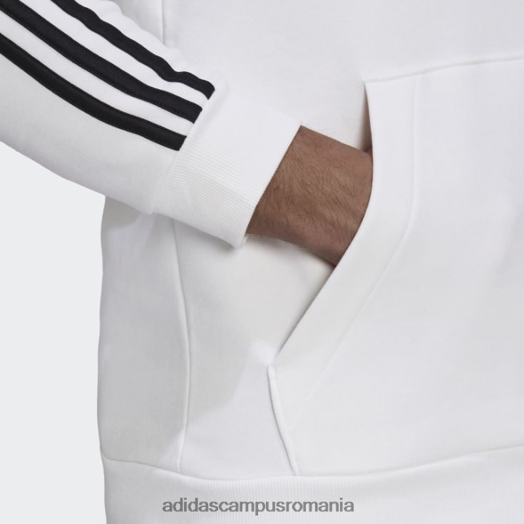 adidas campus romania hanorac adidas cu 3 dungi alb essentials fleece bărbați alb negru J266N27041