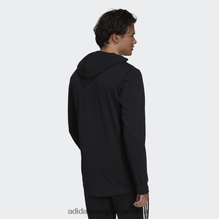 adidas campus romania hanorac cu logo essentials negru adidas bărbați alb negru J266N25400