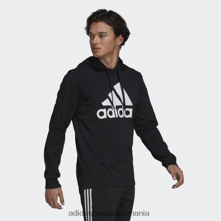 adidas campus romania hanorac cu logo essentials negru adidas bărbați alb negru J266N25400