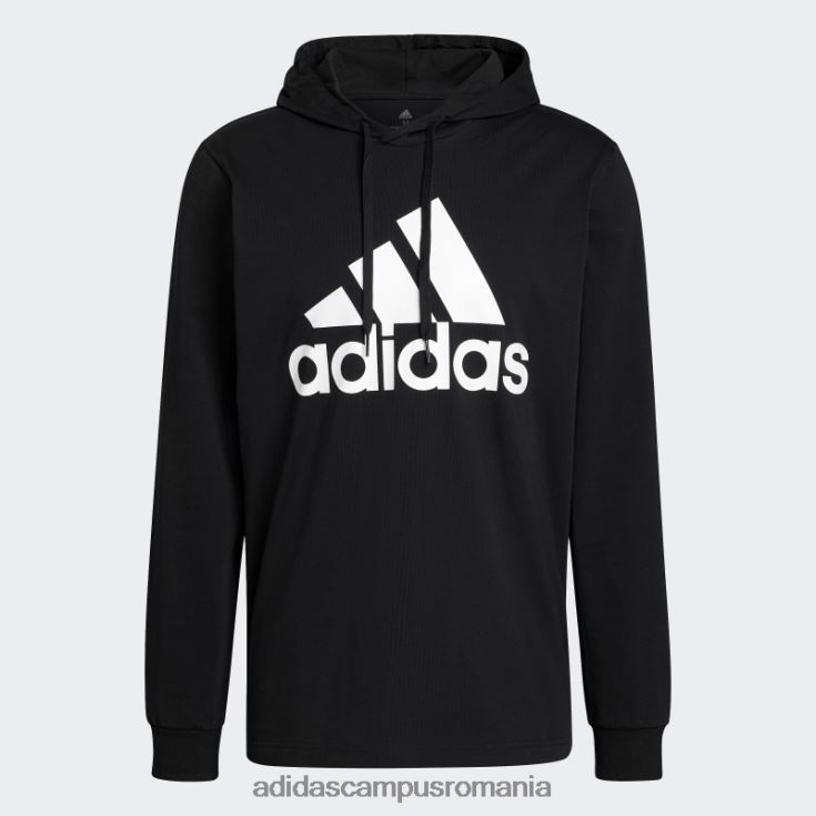 adidas campus romania hanorac cu logo essentials negru adidas bărbați alb negru J266N25400