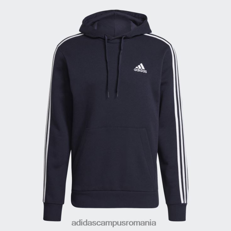 adidas campus romania hanorac ink essentials fleece cu 3 dungi bărbați cerneală/alb J266N26737