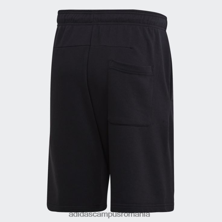 adidas campus romania negru must have insigna de pantaloni scurți sport bărbați alb negru J266N27108