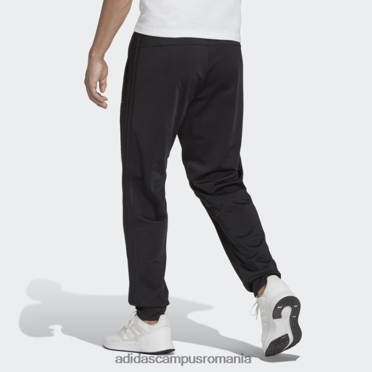 adidas campus romania pantaloni de antrenament conici, cu trei dungi, pentru încălzire bărbați negru J266N25470