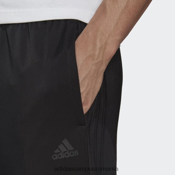 adidas campus romania pantaloni de antrenament conici, cu trei dungi, pentru încălzire bărbați negru J266N25470