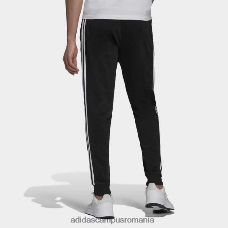 adidas campus romania pantaloni de încălzire conici cu 3 dungi alb bărbați alb negru J266N25170