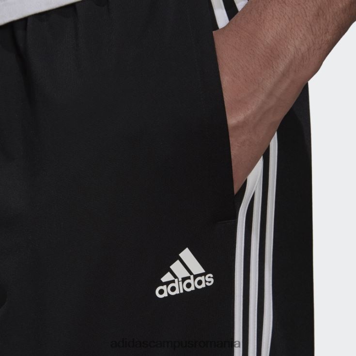 adidas campus romania pantaloni de încălzire conici cu 3 dungi alb bărbați alb negru J266N25170