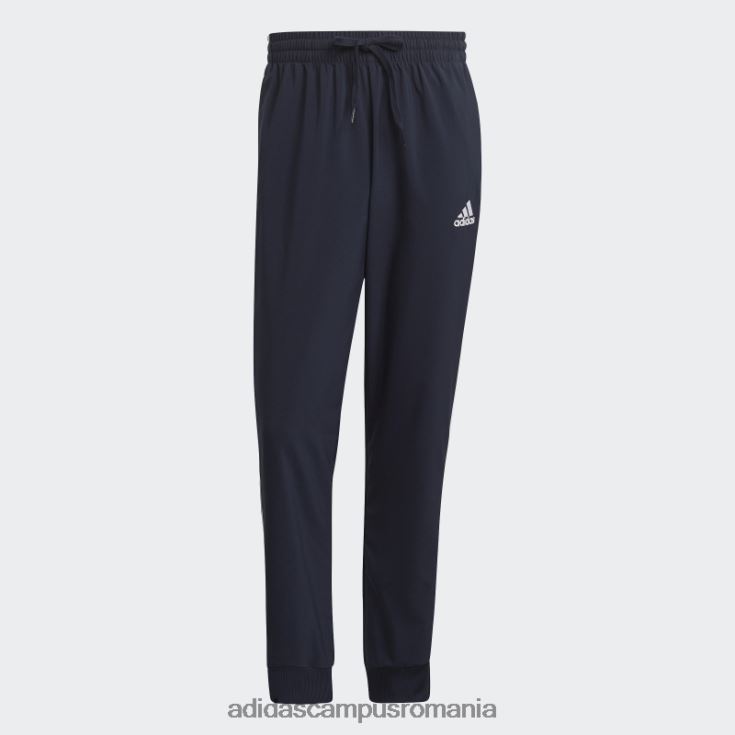 adidas campus romania pantaloni ink aeroready essentials cu manșete conice țesute cu 3 dungi bărbați cerneală J266N26742