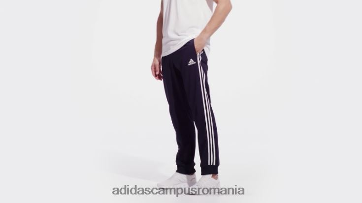 adidas campus romania pantaloni ink aeroready essentials cu manșete conice țesute cu 3 dungi bărbați cerneală J266N26742