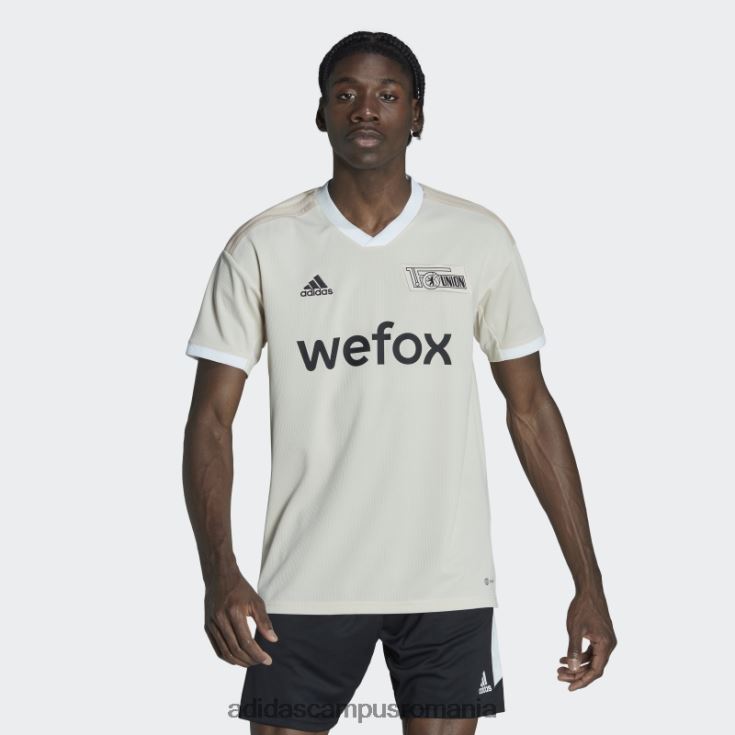 adidas campus romania 1. tricou deplasare fc union berlin 22/23 ivory bărbați fildeş J266N213397