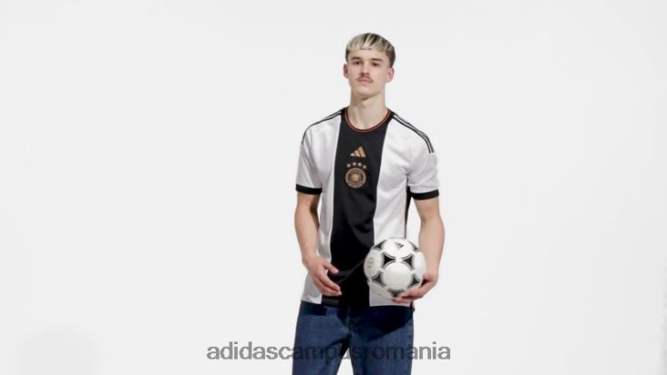 adidas campus romania Germania 22 home tricou alb fashion bărbați alb J266N26600