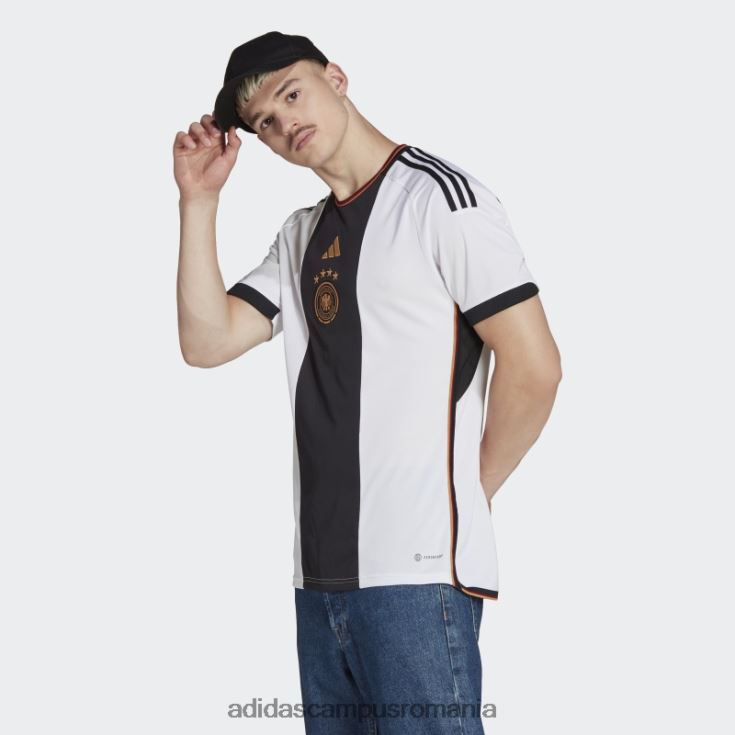 adidas campus romania Germania 22 home tricou alb fashion bărbați alb J266N26600