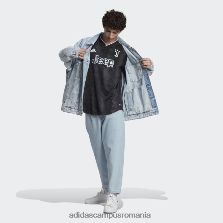 adidas campus romania Juventus 22/23 deplasare tricou autentic negru bărbați negru/alb/carbon J266N215217