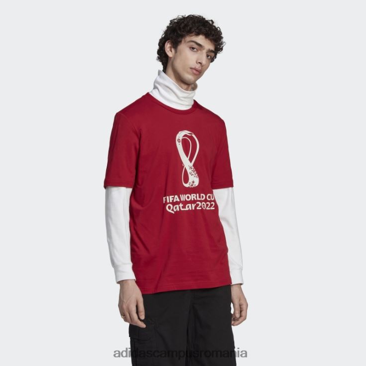 adidas campus romania Maroon Fifa World Cup 2022 tricou grafic adidas bărbați maro J266N21245