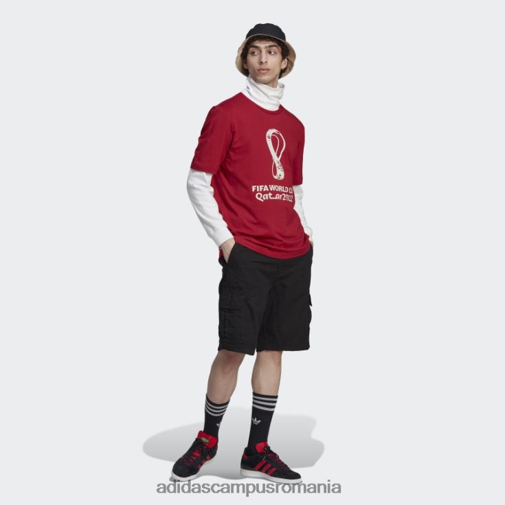 adidas campus romania Maroon Fifa World Cup 2022 tricou grafic adidas bărbați maro J266N21245