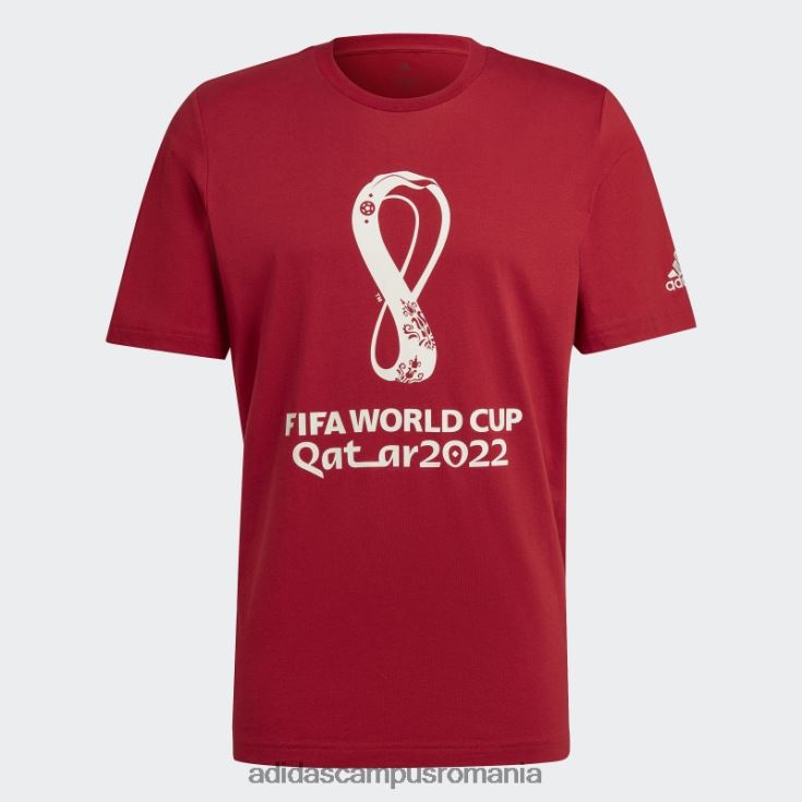 adidas campus romania Maroon Fifa World Cup 2022 tricou grafic adidas bărbați maro J266N21245