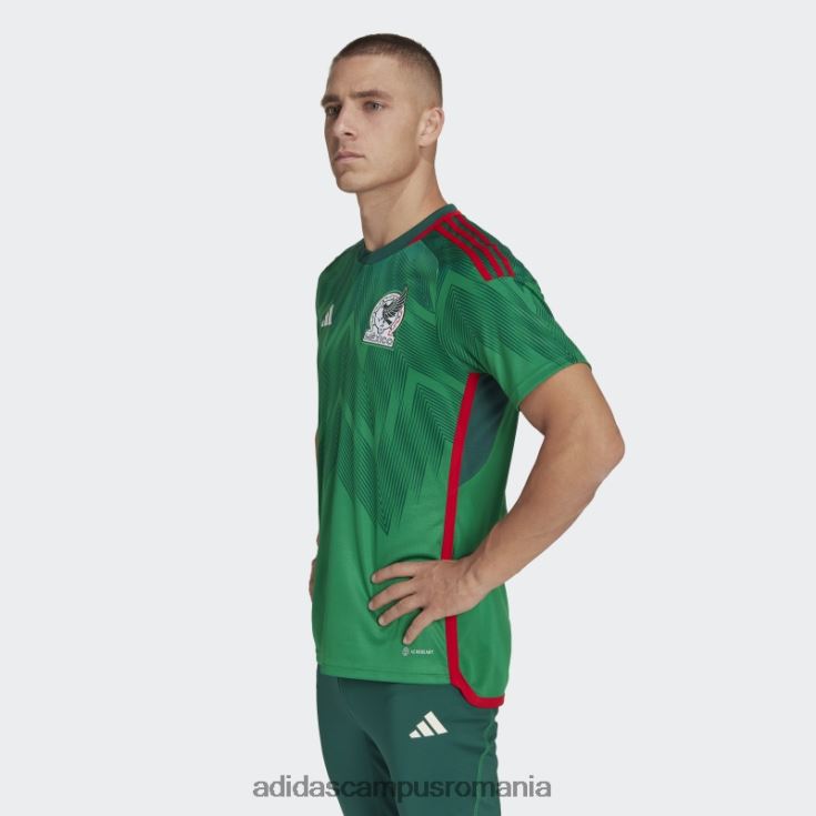 adidas campus romania Mexic 22 tricou acasă verde fierbinte bărbați verde J266N25479