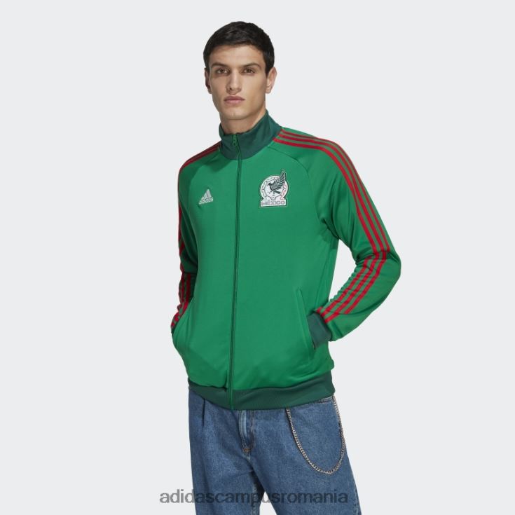 adidas campus romania Mexic 3 dungi sport top verde bărbați verde J266N26062