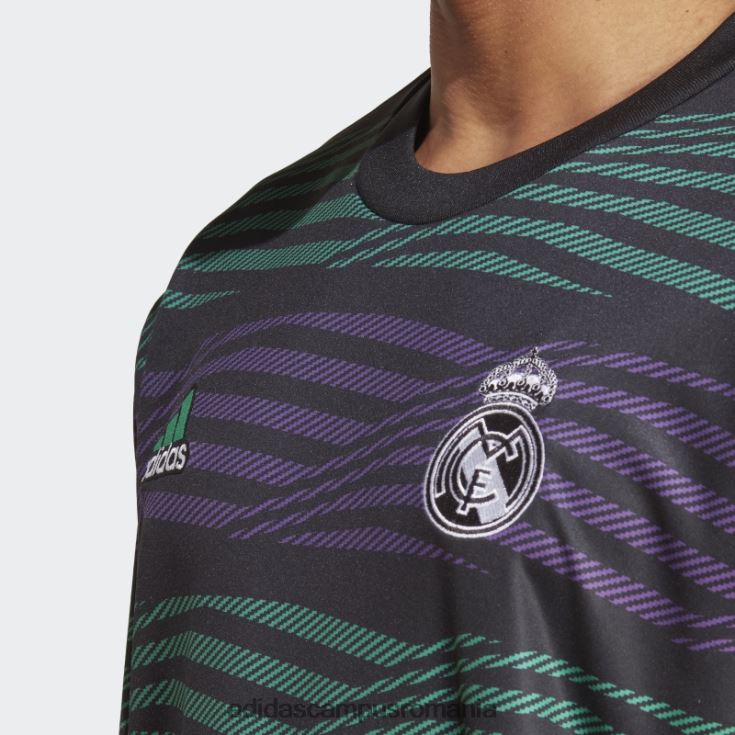 adidas campus romania Real Madrid pre-meci bluză caldă negru adidas bărbați negru/violet/verde curte J266N214262
