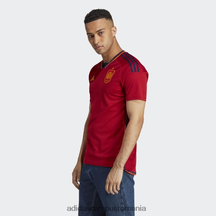 adidas campus romania Spania 22 tricou acasă roșu bărbați roșu/albastru marin J266N2752