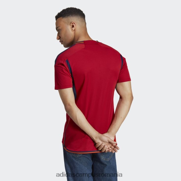 adidas campus romania Spania 22 tricou acasă roșu bărbați roșu/albastru marin J266N2752