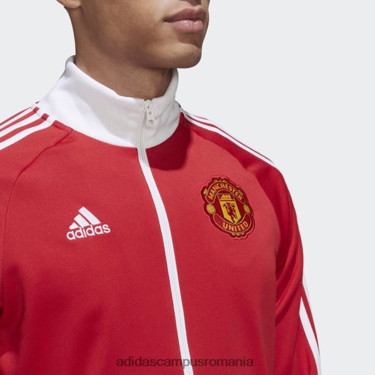 adidas campus romania Top de sport cu 3 dungi manchester united roșu real bărbați roșu adevărat J266N213463