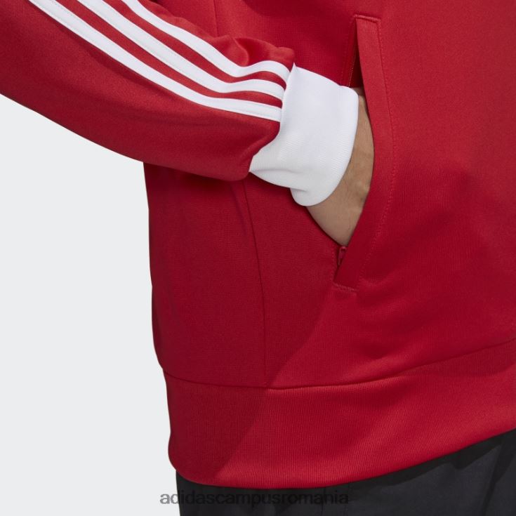 adidas campus romania Top de sport cu 3 dungi manchester united roșu real bărbați roșu adevărat J266N213463