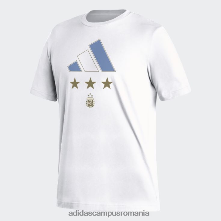 adidas campus romania Tricou câștigător argentina 2022 alb adidas bărbați alb/soccr-arq-sau J266N25490