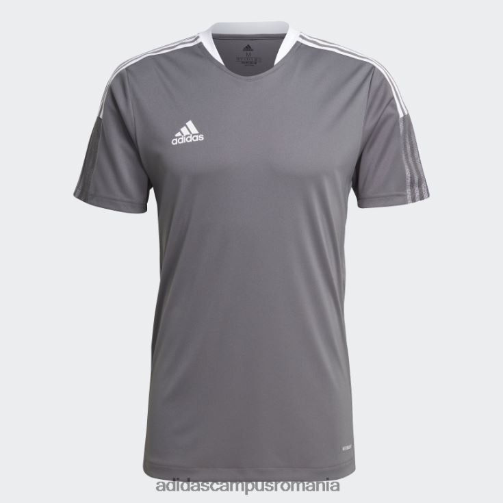 adidas campus romania Tricou de antrenament tiro 21 gri bărbați gri J266N27093