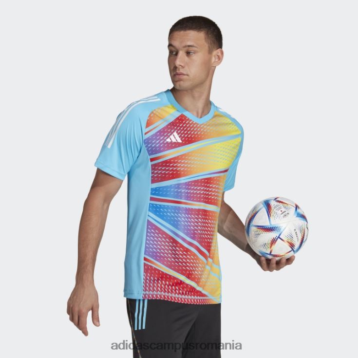 adidas campus romania Tricou grafic sky rush tiro 23 pro cu mânecă scurtă bărbați papură a cerului J266N27145