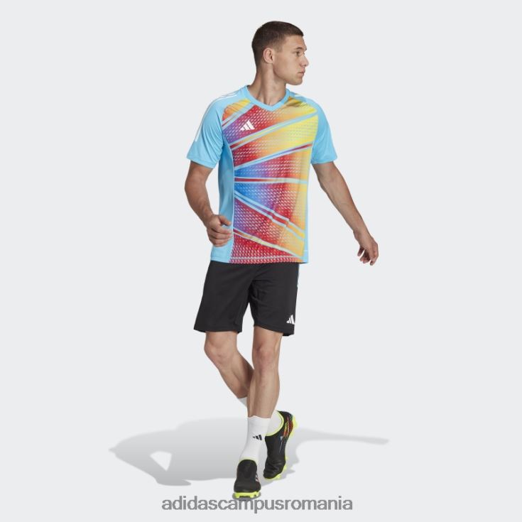 adidas campus romania Tricou grafic sky rush tiro 23 pro cu mânecă scurtă bărbați papură a cerului J266N27145