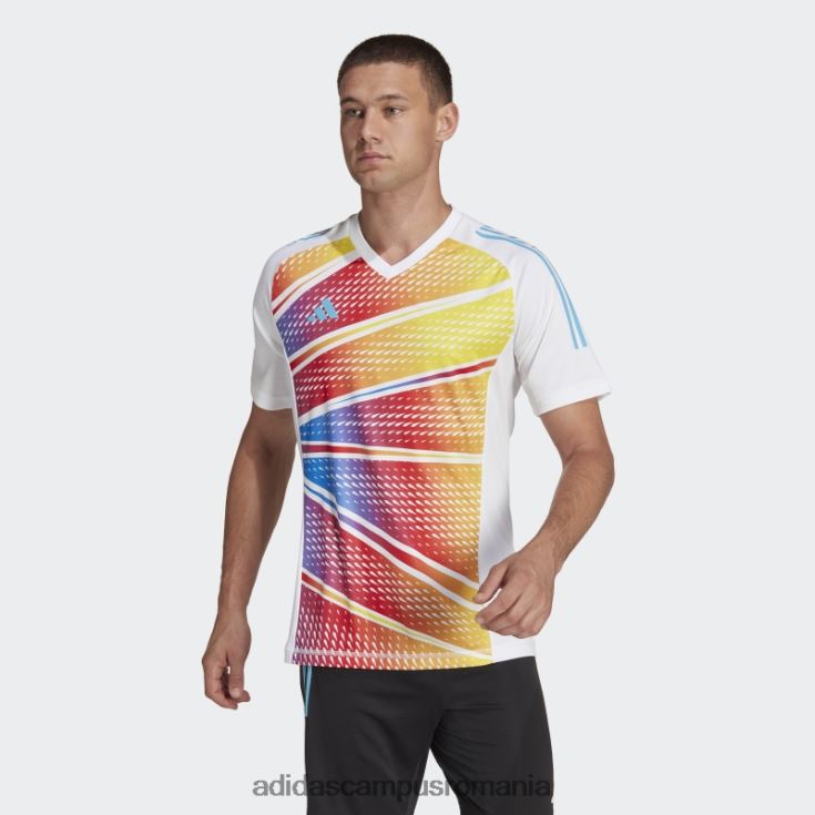 adidas campus romania Tricou grafic tiro 23 pro cu mânecă scurtă alb adidas bărbați alb J266N27188
