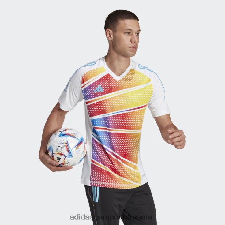 adidas campus romania Tricou grafic tiro 23 pro cu mânecă scurtă alb adidas bărbați alb J266N27188